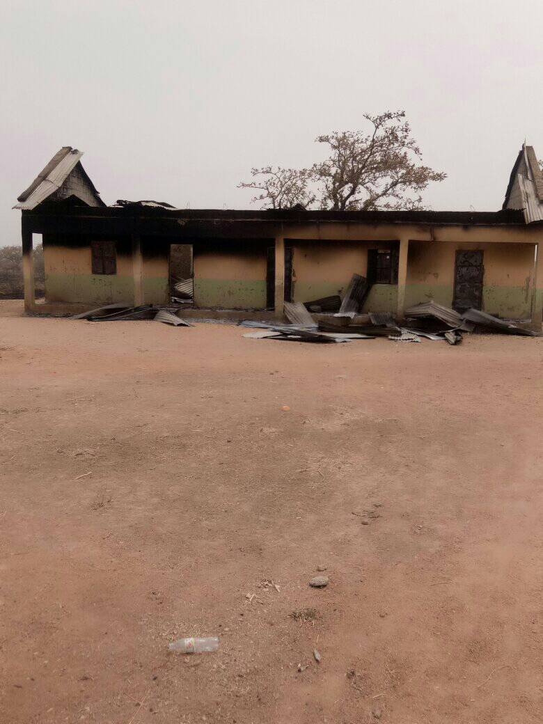 Houses, churches and schools destroyed as Boko Haram attacks Adamawa villages (photos)