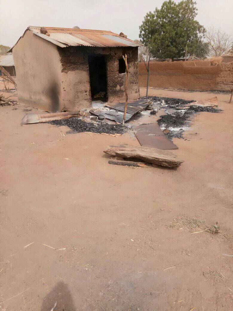 Houses, churches and schools destroyed as Boko Haram attacks Adamawa villages (photos)